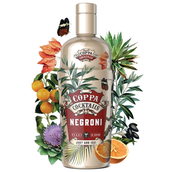Coppa Cocktail Negroni – Bitterzoete Klassieker in Shakerfles 70cl - Afbeelding 2