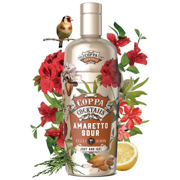 Coppa Cocktail Amaretto Sour – Zoet & Zuur in Shakerfles 70cl - Afbeelding 2