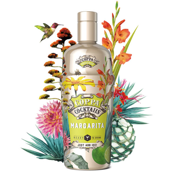 Coppa Cocktail Margarita – Fris & Zout in Shakerfles 70cl - Afbeelding 2