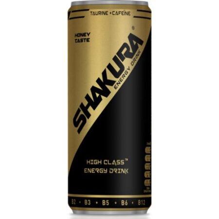 Shakura Energy Drink 250ml – Blikje – Original – Met Toegevoegde Vitamines