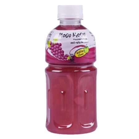 Mogu Mogu Druivendrank 320ml - Verfrissend met Nata de Coco