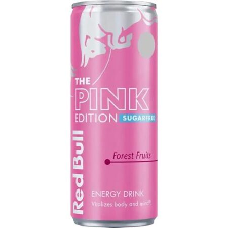 Red Bull Energy Drink 250ml  - The Pink Edition Sugarfree -  Forest Fruits - Stimuleert Lichaam & Geest
