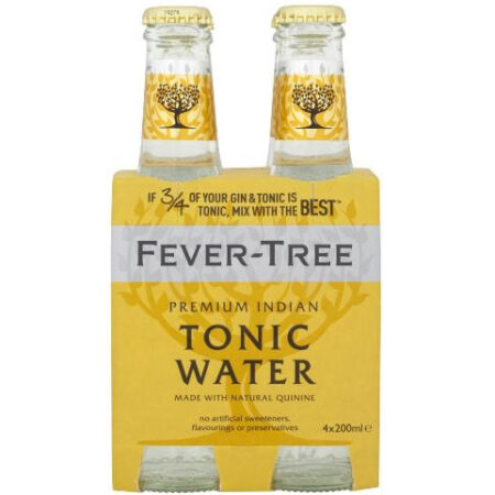 Fever tree 4 x 200ml Indian Tonic