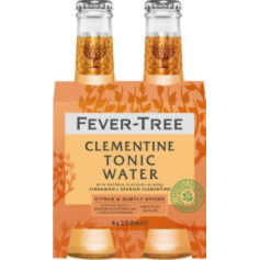 Fever tree 4 x 200ml Clementine