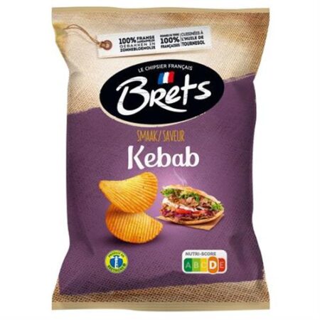 Brets Chips Kebab 125g