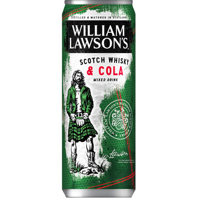 William Lawsons Whisky Cola 25cl – kant-en-klare whisky-cola
