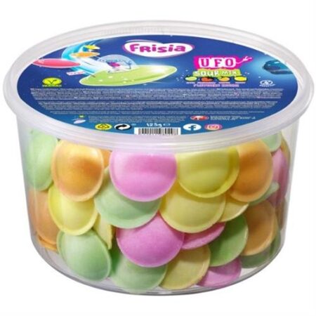 Frisia Gevulde Ufo’s 125g – Met Fruiti Smaak – Eetpapier – Vliegende Schotels