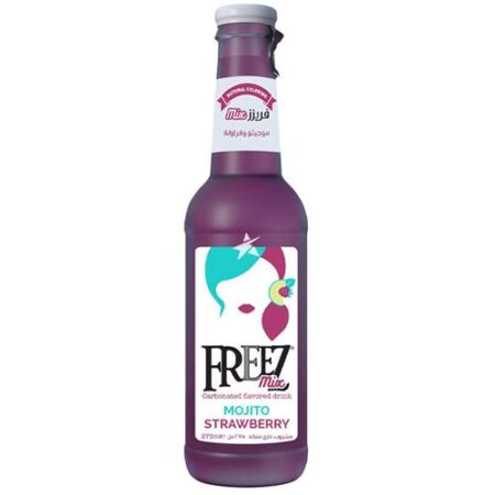 Freez Mix Mojito Fraise flesje 275ml met frisse aardbei- en muntsmaak