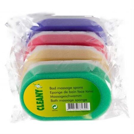 Bad- en massagespons met scrubstructuur – voor verzorging en massage