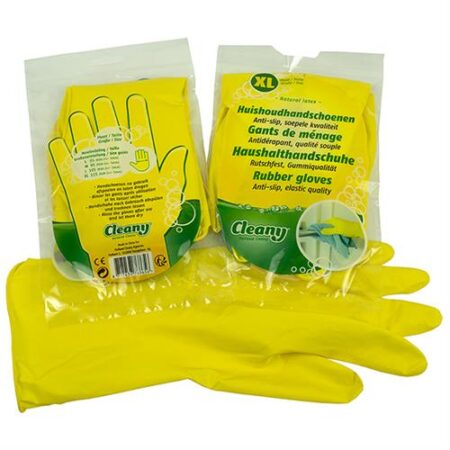 Cleany huishoudhandschoenen extra large – rubberen schoonmaakhandschoenen XL