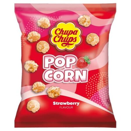 Chupa Chups Popcorn Aardbei 135g