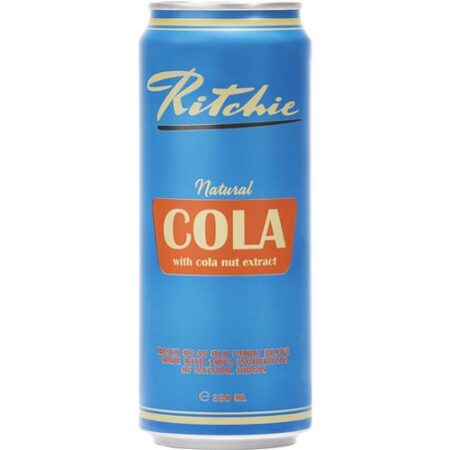 Flesje Ritchie Natural Cola 33 cl – natuurlijk cola zonder kunstmatige toevoegingen