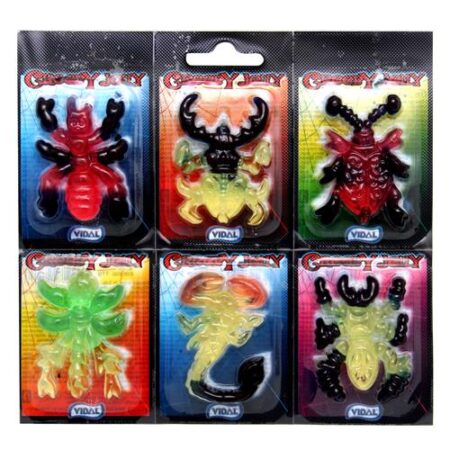 Insecten jelly snoep 6 stuks – Vidal fruitgummi