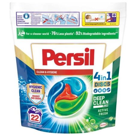 Persil Waspods Clean & Hygiëne 22 Wasbeurten - 4 In 1 - Deep Clean - Active Fresh
