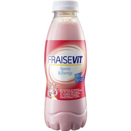 Fraisevit Aardbeienmelk 500ml – Romige Drank met Aardbeiensmaak