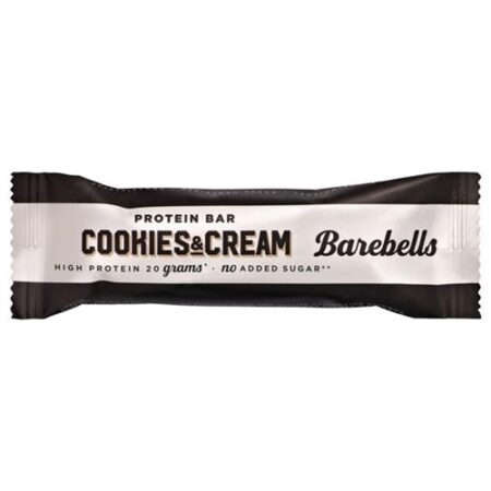 Barebells Cookies Cream eiwitreep 55 g – proteïnesnack met 20 g eiwit