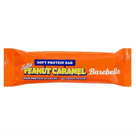Barebells Salted Peanut Caramel eiwitreep 55 g – proteïnesnack met pinda’s en zoute karamel