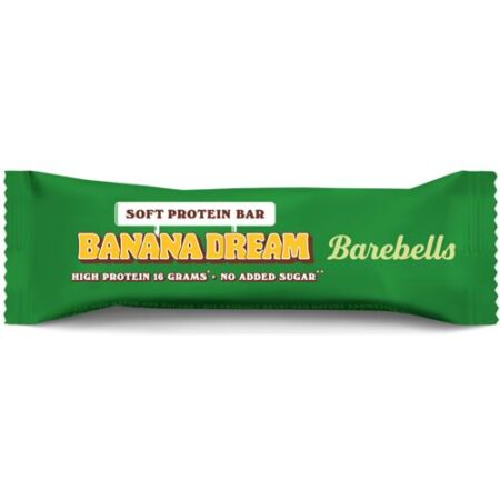 Barebells Banana Dream eiwitreep 55 g – proteïnesnack met banaan en caramel