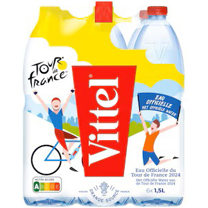 Vittel Natuurlijk Mineraalwater 6 x 1,5L PET - Plat Water