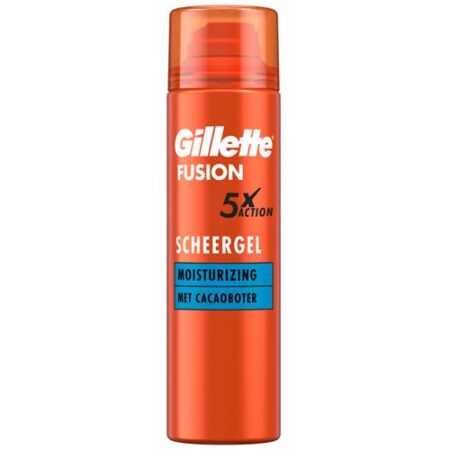 Gillette Scheergel Fusion 5 Gel Ultra Moisturizing 200ml - Hydraterend - 5 x Action