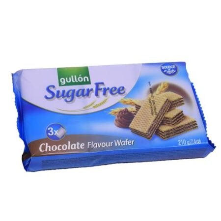 Gullón Suikervrije Chocolade Wafels 210g – Heerlijke Suikervrije Snack