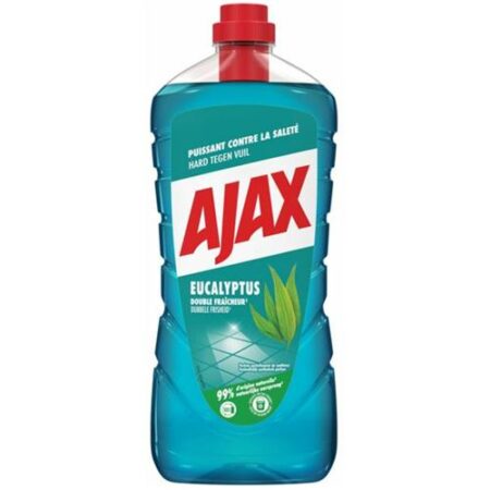 Fles Ajax Allesreiniger Eucalyptus 1,25 L – verfrissende allesreiniger met natuurlijke formule