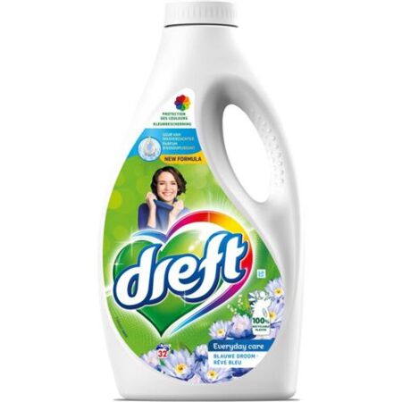 Dreft Wasmiddel Everyday Care Blauwe Droom 32 wasb. 1,6L
