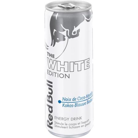 Red Bull Energy Drink 250ml - The White Edition - Kokos & Blauwe Bosbes - Stimuleert Lichaam & Geest