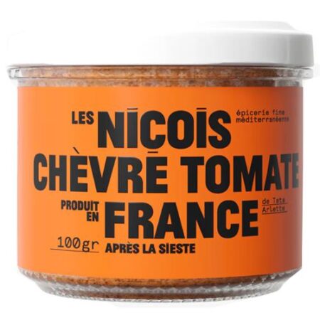 Les Nicois tapenade chèvre tomate 100 g potje