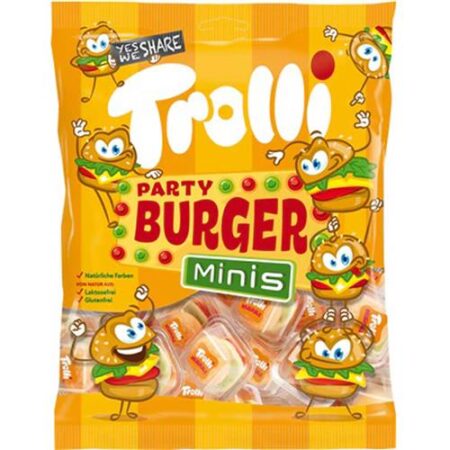 Trolli Snoepen Mini Burgers 170gr