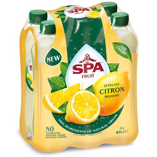 Spa Fruit Citroen – Limonade – Bruisend – 6 x 40cl
