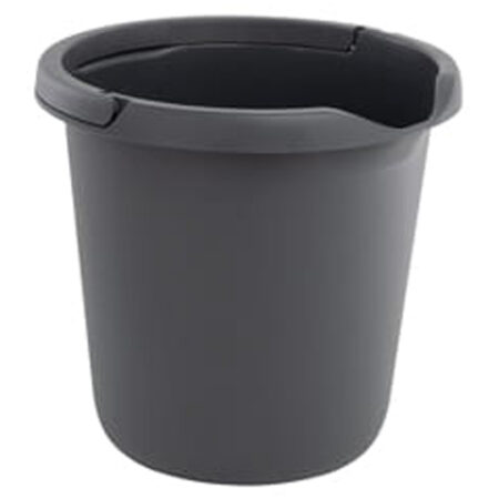 Cleany Huishoudemmer 12L Zwart – Stevig & Praktisch