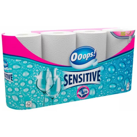 Ooops keukenpapier 4 rollen 2-laags absorberend