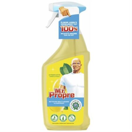Mr. Proper Allesreiniger Spray Lemon 750 ml – schoonmaakspray met citroengeur