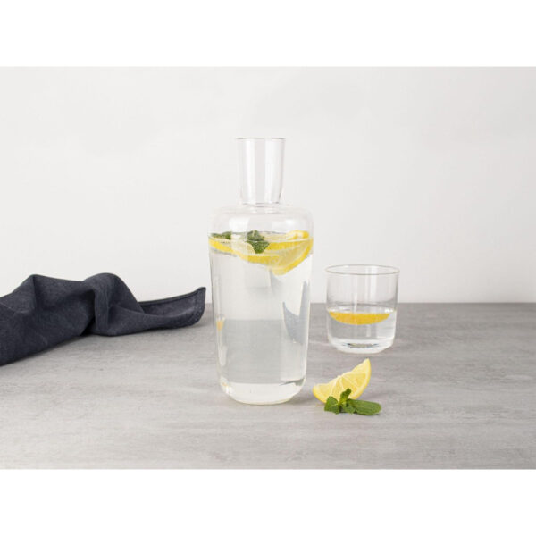 Gusta glazen karaf 1 liter – stijlvolle waterkaraf van glas - Afbeelding 2