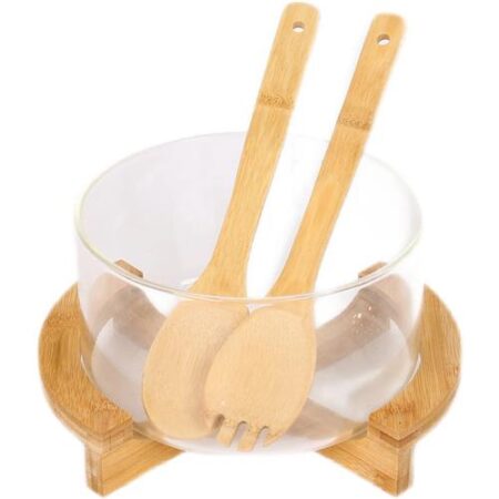 Cheffinger Saladeset - 4-delig - Bamboe