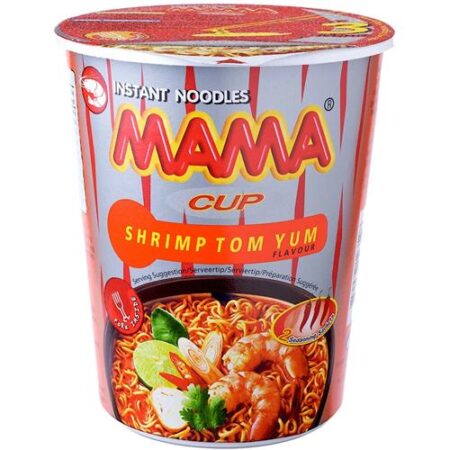 Mama Cup Instant Noodles Scampi Tom Yum Smaak 70g