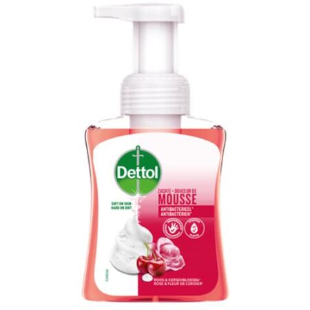 Dettol Zachte Mousse Roos & Kersenbloesem 250ml