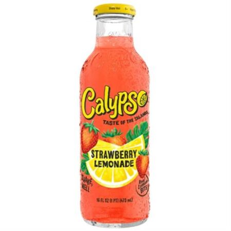 Calypso Strawberry Lemonade 473ml – aardbei citroen limonade