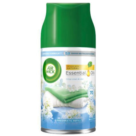 Airwick Navulling Crips linen & Lilac Essential Oils 250ml