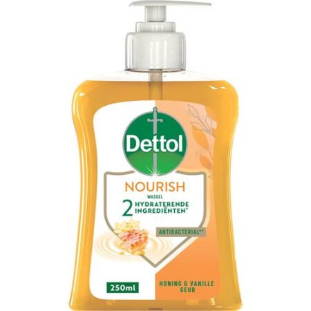 Dettol wasgel Nourish Honey & Vanilla 250ml