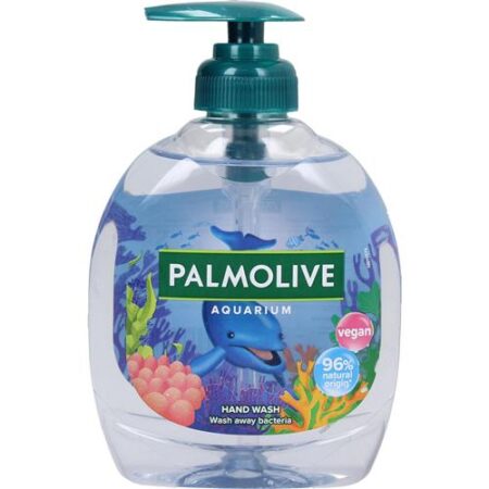 Palmolive Handzeep Met Pompje "Aquarium" 300ml - Vegan Wasgel Voor Handen - Wast Bacteriën Weg