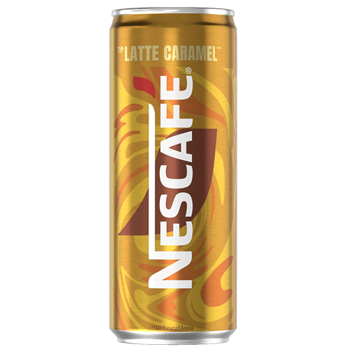 Nescafé Ice Coffee Latte Caramel 25 cl blikje – ijskoffie met karamelsmaak