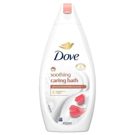 Fles Dove badcrème 450 ml voor gevoelige huid