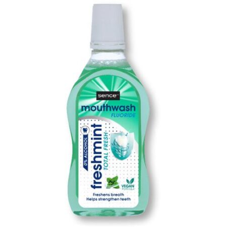 Sence Mouthwash Fluoride Freshmint Total Fresh 500ml