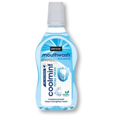 Sence Mouthwash Fluoride Coolmint Total Fresh 500ml