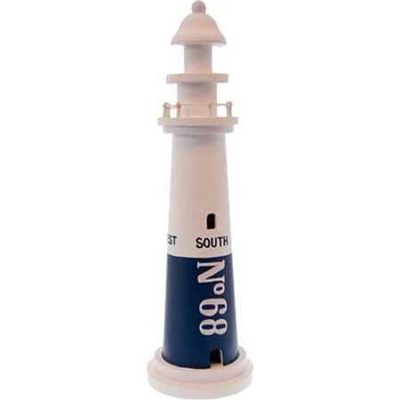 Houten Vuurtoren Decoratie 40 cm – maritiem decoratiestuk in MDF
