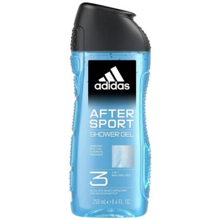 Adidas Douchegel 3in1 After Sport 250ml – verfrissende sportdouchegel voor lichaam, gezicht en haar