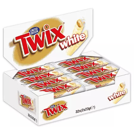 Twix White 32x46g – Individueel verpakte candybars