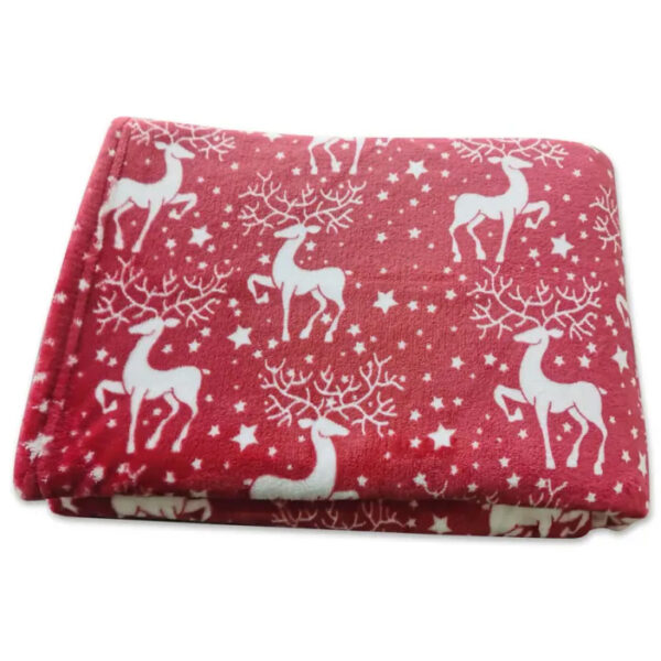 Plaid Rendier Grand Luxe 150x200cm – 260g/m² 100% Polyester - Afbeelding 2